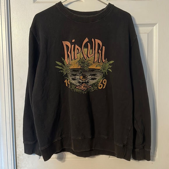 Oversized rip curl crew neck - Picture 1 of 3